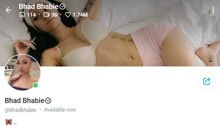 Bhad Bhabie Onlyfans Leaks